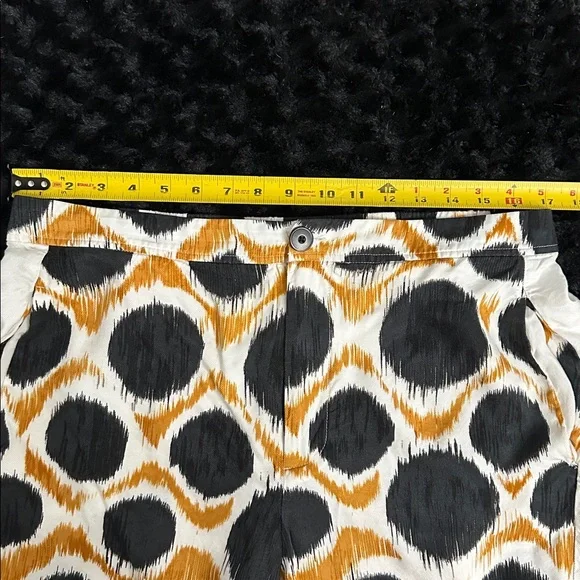 Anthropologie Maeve Wellesley geometric print pants Sz 14 - Picture 6 of 9